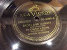 DOCTOR CLAYTONS BUDDY (SUNNYLAND SLIM) BROKE AND HUNGRY/ACROSS THE HALL BLUES 78