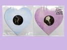 TAYLOR SWIFT LOVER (LIVE FROM PARIS) HEART SHAPED VINYL PURPLE BLUE IN HAND