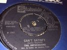 The IMPRESSIONS & CURTIS MAYFIELD *7” STATESIDE SOUL 45 EX+ VINYL *CAN’T SATISFY
