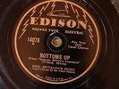 Edison (thin) 14076 Phil Spitalny Music BOTTOMS UP  78rpm  late 1929 E Jazz