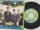 THE WONDERS That Thing You Do 45 w/ Pic Sleeve Play Tone —NM | Rare