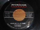 LEE MOSES 45 RPM RECORD REACH OUT/DAY TRIPPER INSTRUMENTAL FUNK CONDITION ISSUES