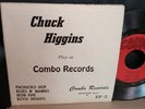 CHUCK HIGGINS: Pachuko Hop, IRON PIPE, BLUES & MAMBO  EP - COMBO - R&B 45