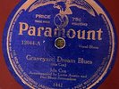 Paramount 12044 Ida Cox w Austin Blues Serenaders WEARY WAY BLUES  78rpm V+ 1923