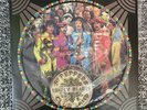 The Beatles Lp Sgt Peppers Club Band 1978 N. M Picture Disc Limited Edition