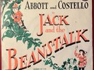 Abbott and Costello Decca 45 w/PS Jack and the Beanstalk