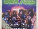 OVER KILL - TAKING OVER - 1987 MEXICAN LP + INSERT, SERIE ROCKER THRASH METAL
