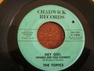 The Topics, Hey Girl ( Where re You Going, Chadwick # 102, vg++