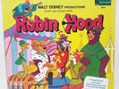 Disneyland Story & Songs From Robin Hood Roger Miller 33 RPM Double LP & Book