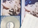 MADONNA HONG KONG TRUE BLUE 12'' CLEAR VINYL LP RECORD PROMO POSTER INSERT 1986