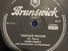 78 rpm rec-R’n’R-Webb Pierce-Teenage Boogie