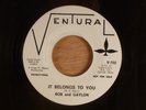 Bob and Gaylon Don't Go In My Room Girl/It Belongs To You Promo Garage The Dawgs