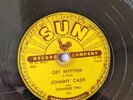 Johnny Cash 78 rpm Sun Records 241 - I Walk the Line/Get Rhythm V