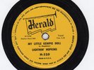 1950's BLUES 78/LIGHTNIN' HOPKINS/MY LITTLE KEWPIE DOLL/Herald H-520/clean