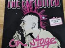 The Exploited On Stage 1981 Punk LP live on pink vinyl original version