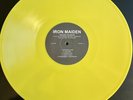 IRON MAIDEN YELLOW VINYL LP - UNLEASH THE BEAST