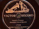 Victor 1725 DINWIDDIE COLORED QRT Gabriel's Trumpet  78rpm 1902  E 1st black Qrt