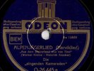 FUNKERLIED German WW2 Marsch ALPENJÄGERLIED RARE WWII 78rpm Schellackplatte TOP