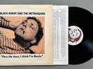 Black Randy Metrosquad - Pass The Dust Bowie  * 1979 Dangerhouse Punk LP w/Inner