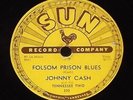 Johnny Cash Folsom Prison Blues/So Doggone Lonesome '56 Rockabilly SUN 78rpm 232