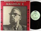 Malcolm X - A Message To The Grass Roots LP - Afro