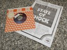 MICHAEL JACKSON & MICK JAGGER *STATE OF SHOCK* 7'' CBS PROMO WITH PRESS RELEASE