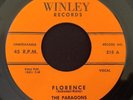 R&B DOO WOP 45 by THE PARAGONS MINT MINUS