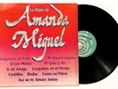 AMANDA MIGUEL Lo Mejor LP Vinyl Compilation 1985 MEXICO Melody EL ME MINTIO