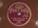78 RPM -- Ben Pollack Orch. (Goodman & Teagarden), Perfect 15428,  EE-/E-V+ Jazz