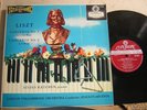 LONDON CS 6033 BB FFSS LISZT PIANO CTO #1&2 ARGENTA KATCHEN 1958 PROMO VG++