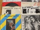 punk rock vinyl records, The Creatures, Teenage Jesus etc 10 single bundle