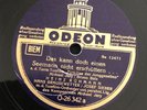 78rpm HEINZ RÜHMANN DAS KANN DOCH EINEN SEEMANN NICHT ERSCHÜTTERN Schellack