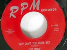 The JACKS 45 My Darling / Why Don't You Write Me RPM doowop STRONG VG+  Kz 1190