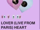 Taylor Swift Lover (Live From Paris) Heart Shaped Vinyl 2LP Rare Sold Out InHand