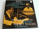SZERYNG & WALCHA BACH 6 SONATAS FOR VIOLIN SOLO & HARPSICHORD 2 LP PHILIPS