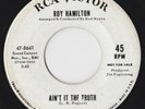 ROY HAMILTON SOUL 45 AIN'T IT THE TRUTH HEAR IT
