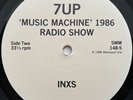 INXS - 7UP Music Machine Radio Show LP Vinyl UK 1986 VG+ Rare Live Transcript