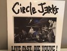 Circle Jerks Bootleg 12” Vinyl Album Live Fast, Die Young VG FREE Shipping