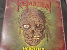 REPULSION HORRIFIED  RARE UK VINYL LP FIRST PRESS NECROSIS RECORDS 1989