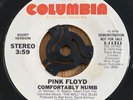 Pink Floyd / Comfortably Numb - RARE DEMONSTRATION COPY PROMO Vinyl 7” USA 1979