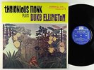 Thelonious Monk - Plays Duke Ellington LP - Riverside - RLP 12-201 Mono DG VG+