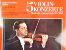 Arthur Grumiaux Mozart 5 Violinkonzerte Philips LP-5771