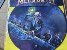 Megadeth - Rust In Peace Vinyl. 1990 Rare Capitol Original Picture Disc