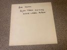 Bob Dylan Slow Train Coming WHITE LABEL TEST PRESS + Insert Rare Original UK LP
