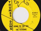FATHOMS Down To The Sea  garage 45 northern soul mod psych HEAR