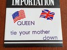 Disque Vinyle 45t Queen tie your mother down usa 1977 lido importation