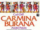 ASD 3137 UK - PREVIN - CARL ORFF - CARMINA BURANA - TAS LIST - NM