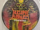NUCLEAR ASSAULT Survive 1988 LP THRASH SPEED PICTURE DISC ORG PRS RARE VINYL
