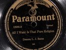 Blind Lemon Jefferson as Deacon L.J. Bates PARAMOUNT 12386 V+ PREWARE GOSPEL 78