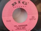 Tom & Jerry (Simon & Garfunkel) HEY SCHOOLGIRL (ROCK 45) #613 PLAYS VG++